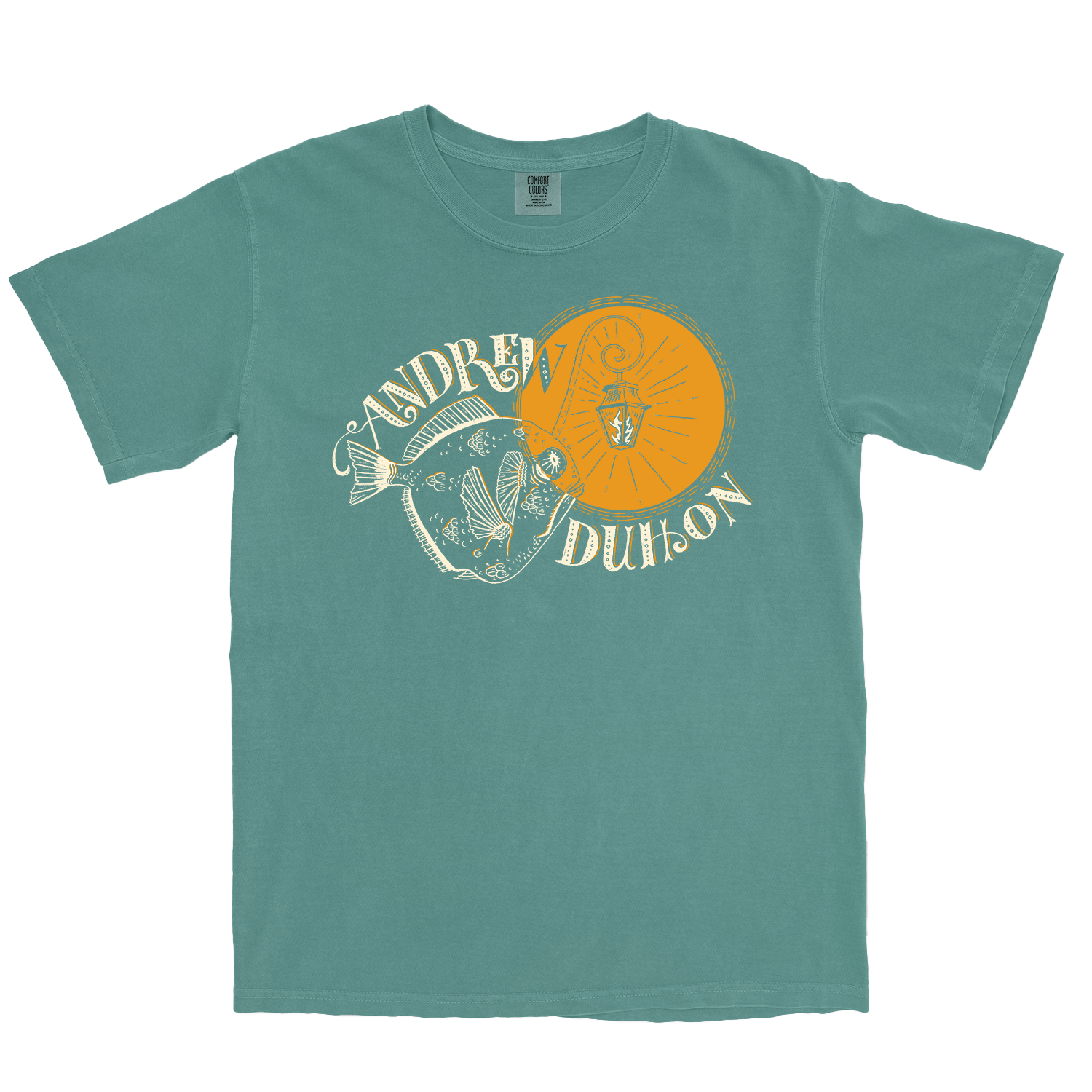 Fish Light Unisex T-Shirt Blue Spruce